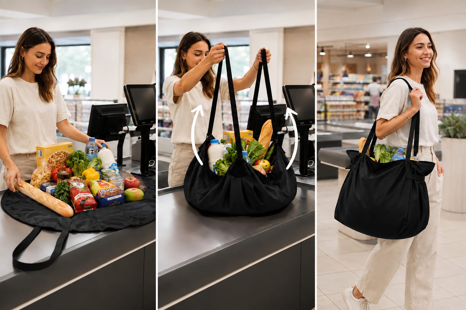 Borsa Multifunzione 2 in 1 LORVELLI – utilizzo quotidiano